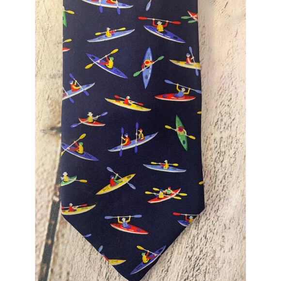 ALYNN BY ERIC HOLCH Men’s Kayak Necktie - Picture 2 of 5